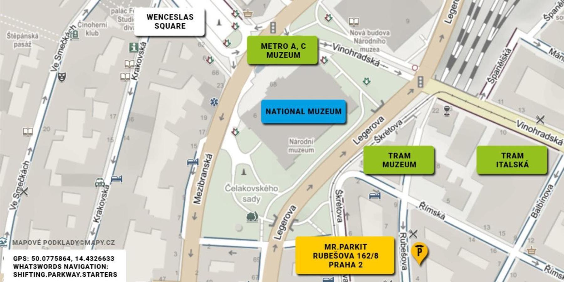 Charming By Wenceslas Square And National Museum With Ac Apartment